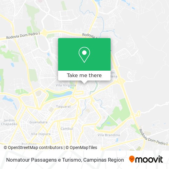 Nomatour Passagens e Turismo map