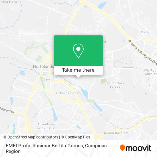 EMEI Profa. Rosimar Bertão Gomes map