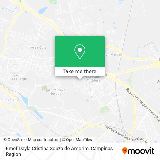 Emef Dayla Cristina Souza de Amorim map