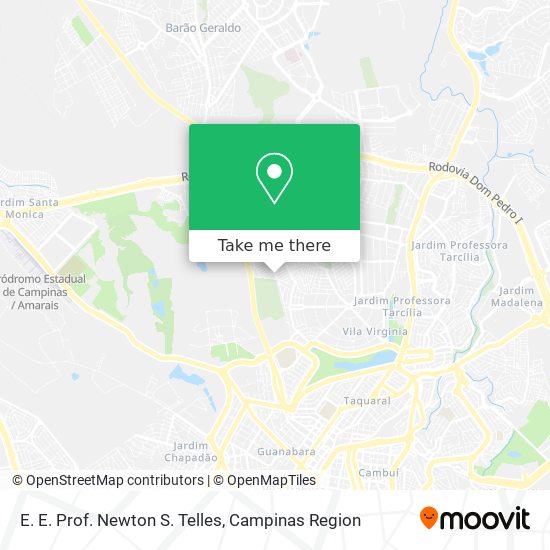 E. E. Prof. Newton S. Telles map