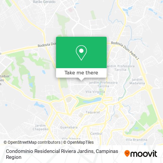 Condomínio Residencial Riviera Jardins map