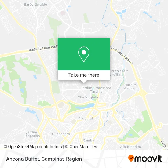Ancona Buffet map