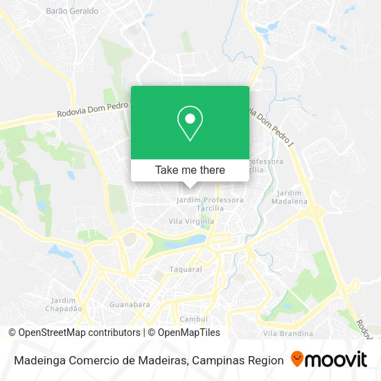 Madeinga Comercio de Madeiras map