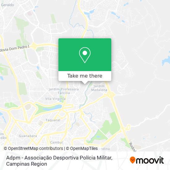 Adpm - Associação Desportiva Polícia Militar map