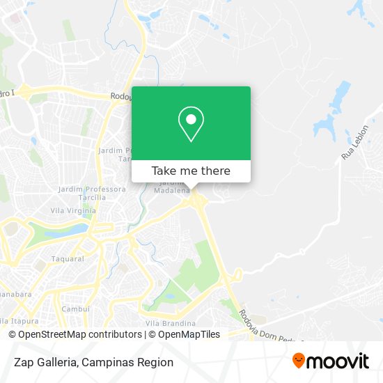 Zap Galleria map