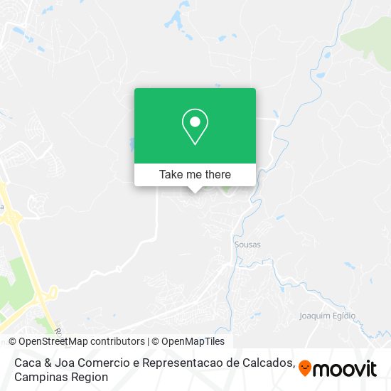 Caca & Joa Comercio e Representacao de Calcados map