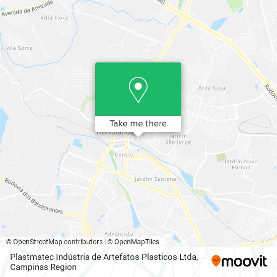 Plastmatec Indústria de Artefatos Plasticos Ltda map