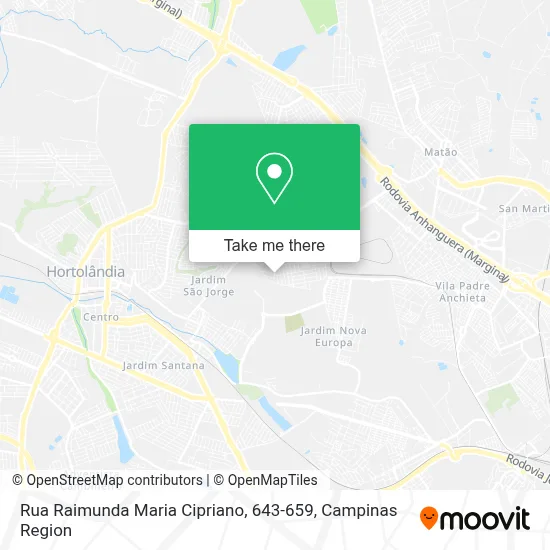 Rua Raimunda Maria Cipriano, 643-659 map