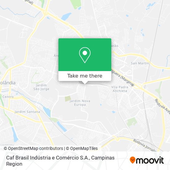Caf Brasil Indústria e Comércio S.A. map