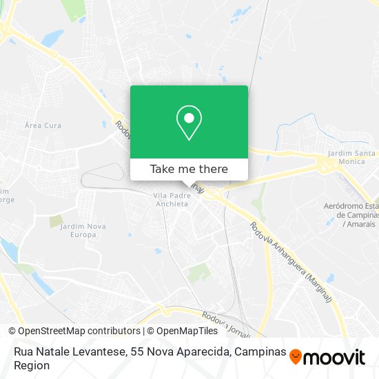 Rua Natale Levantese, 55 Nova Aparecida map