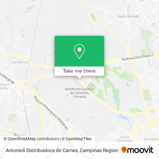 Antonioli Distribuidora de Carnes map