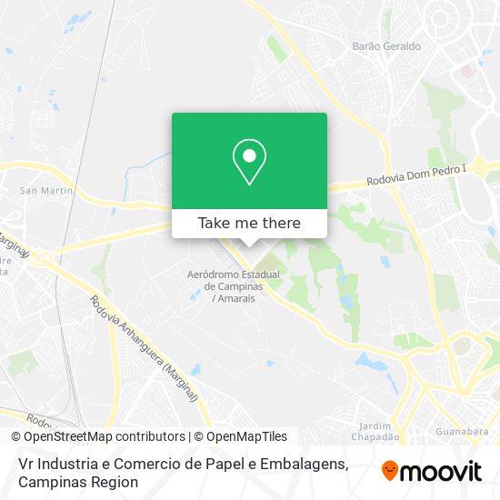 Vr Industria e Comercio de Papel e Embalagens map