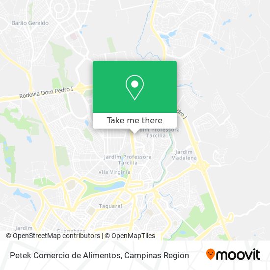 Petek Comercio de Alimentos map