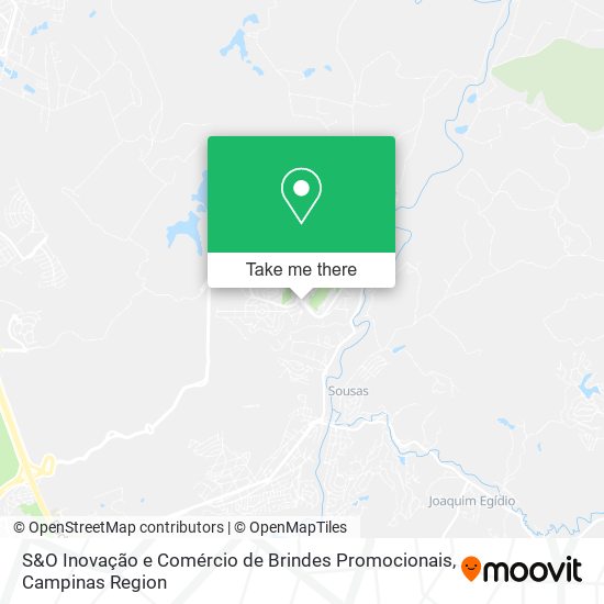 S&O Inovação e Comércio de Brindes Promocionais map