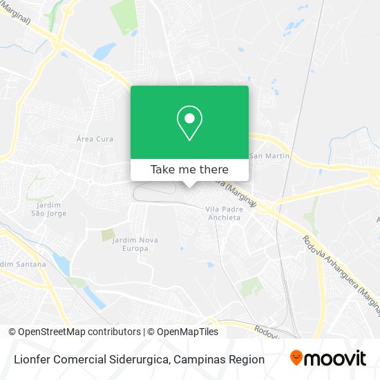 Lionfer Comercial Siderurgica map
