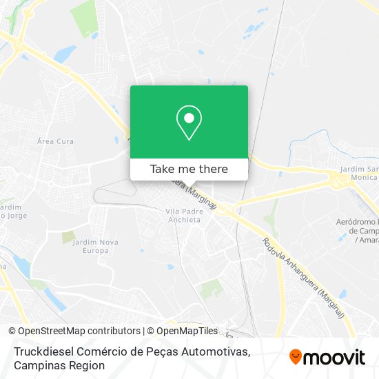 Mapa Truckdiesel Comércio de Peças Automotivas