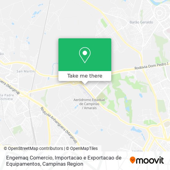 Mapa Engemaq Comercio, Importacao e Exportacao de Equipamentos