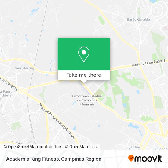 Academia King Fitness map