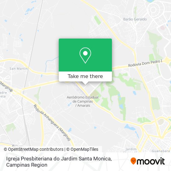 Igreja Presbiteriana do Jardim Santa Monica map