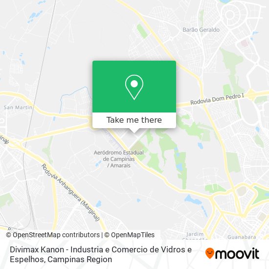 Divimax Kanon - Industria e Comercio de Vidros e Espelhos map