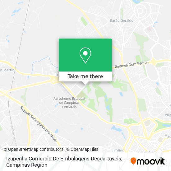 Izapenha Comercio De Embalagens Descartaveis map