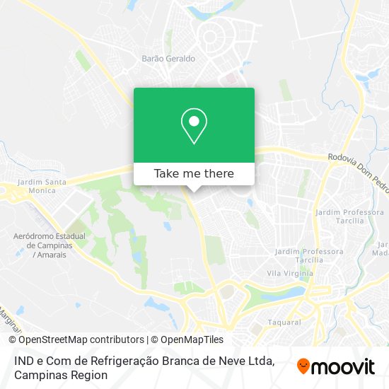 IND e Com de Refrigeração Branca de Neve Ltda map