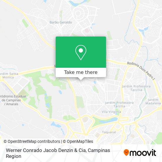 Werner Conrado Jacob Denzin & Cia map