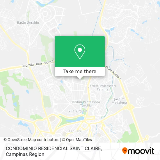 CONDOMINIO RESIDENCIAL SAINT CLAIRE map