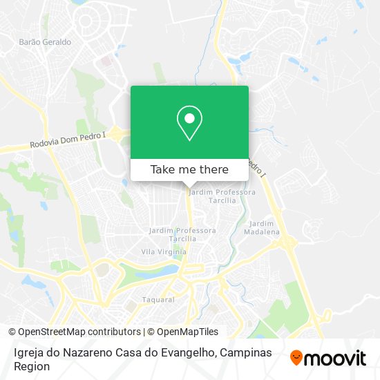 Igreja do Nazareno Casa do Evangelho map
