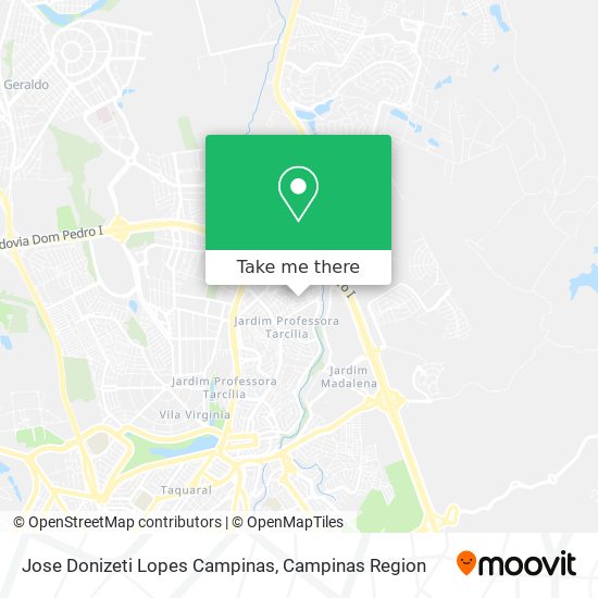 Jose Donizeti Lopes Campinas map