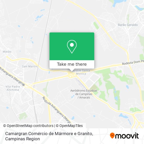 Camargran Comércio de Mármore e Granito map
