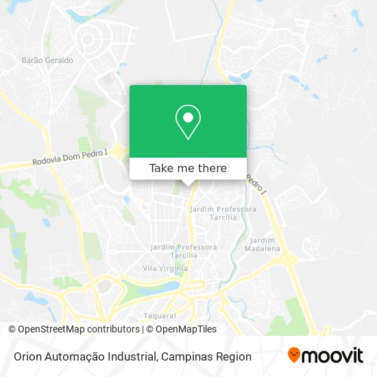 Orion Automação Industrial map