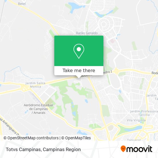 Totvs Campinas map