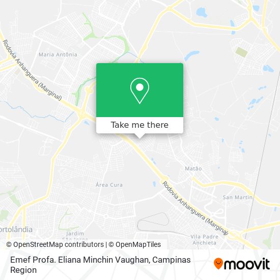 Emef Profa. Eliana Minchin Vaughan map