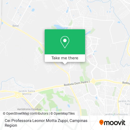 Cei Professora Leonor Motta Zuppi map