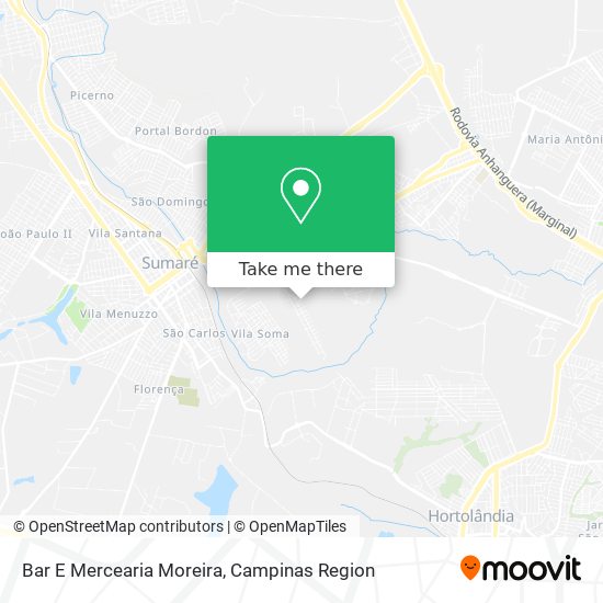 Bar E Mercearia Moreira map
