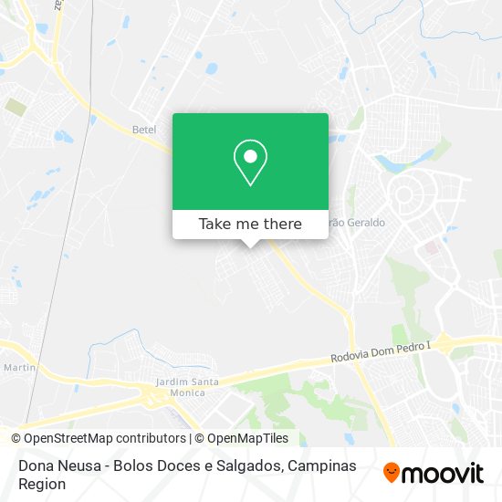 Dona Neusa - Bolos Doces e Salgados map