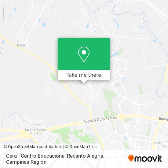 Cera - Centro Educacional Recanto Alegria map