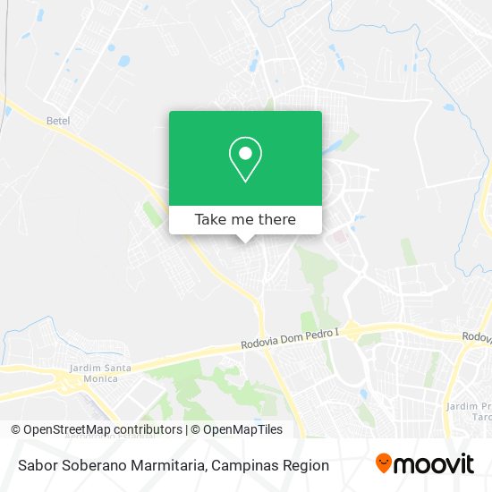 Sabor Soberano Marmitaria map