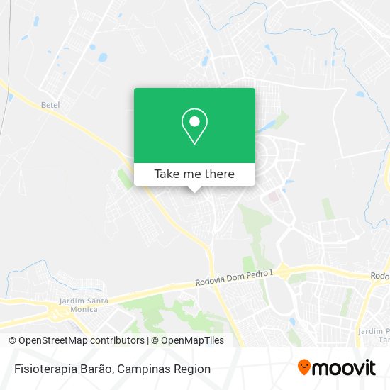 Fisioterapia Barão map