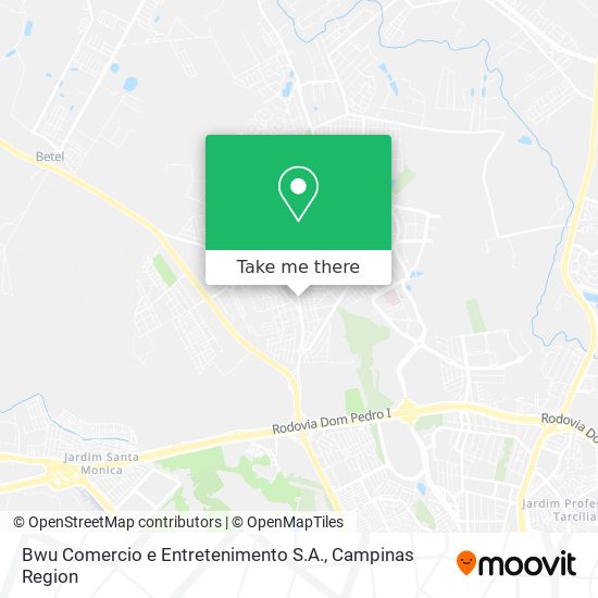 Bwu Comercio e Entretenimento S.A. map
