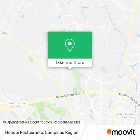 Hondai Restaurante map