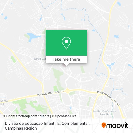 Divisão de Educação Infantil E. Complementar map