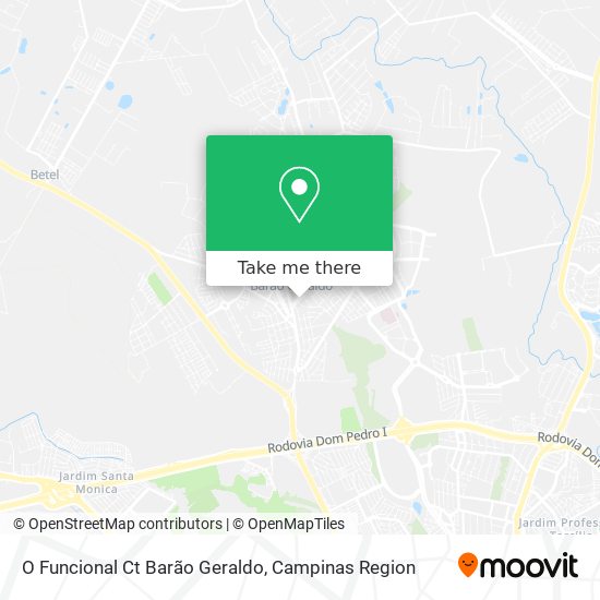 O Funcional Ct Barão Geraldo map