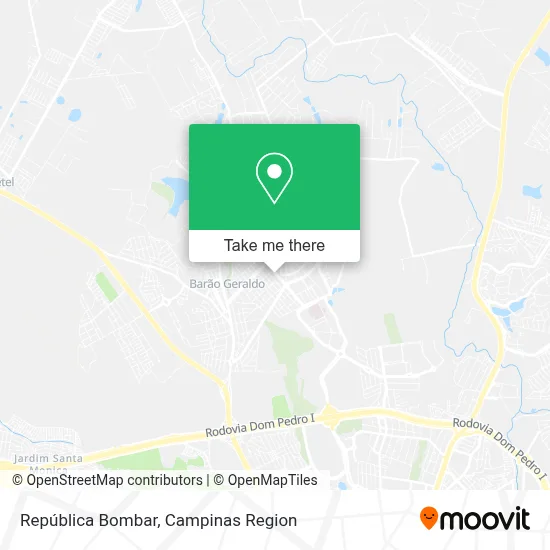República Bombar map