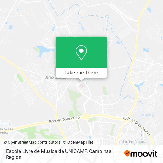 Escola Livre de Música da UNICAMP map