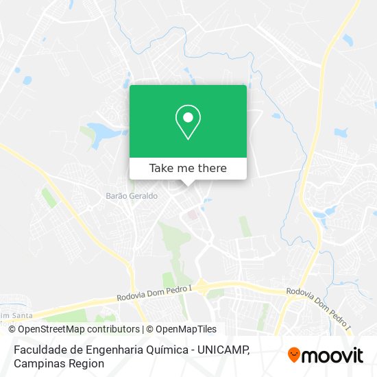 Faculdade de Engenharia Química - UNICAMP map
