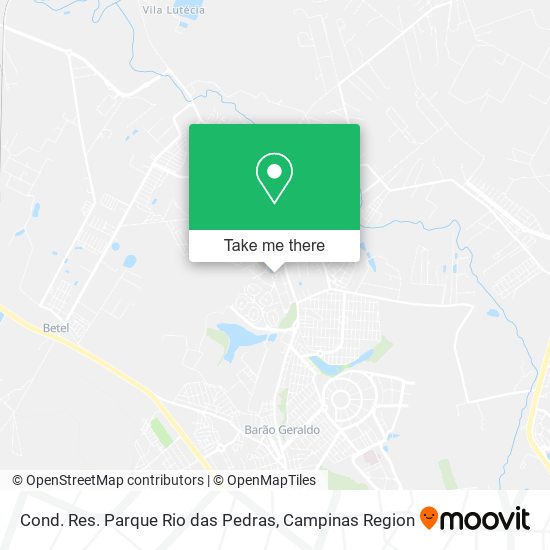 Cond. Res. Parque Rio das Pedras map