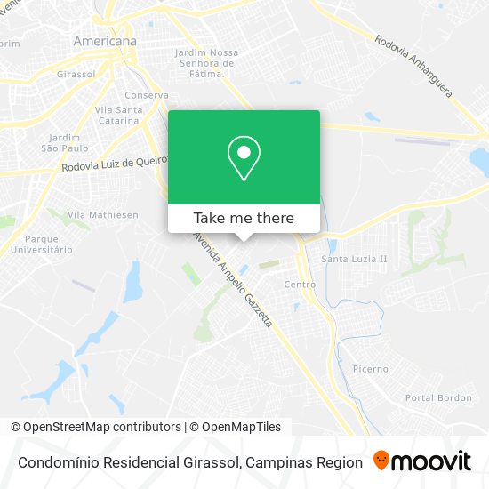 Condomínio Residencial Girassol map
