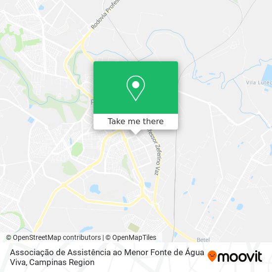 Associação de Assistência ao Menor Fonte de Água Viva map